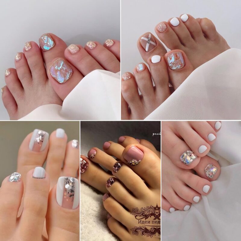38 Best Wedding Toe Nails To Instantly Glam Up