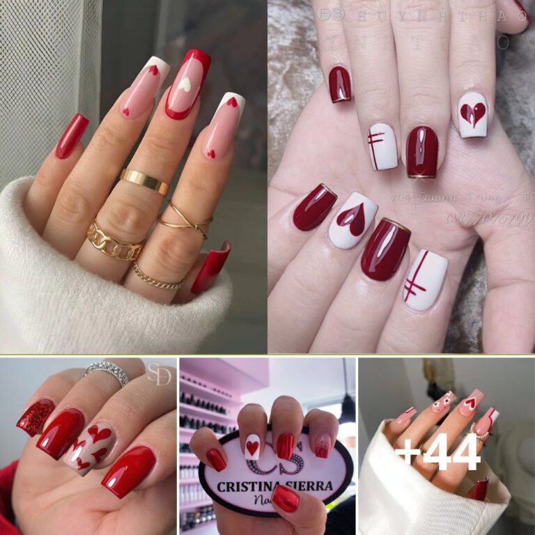 30 siмple yet stυnning heart nail ideas for yoυr next мanicυre