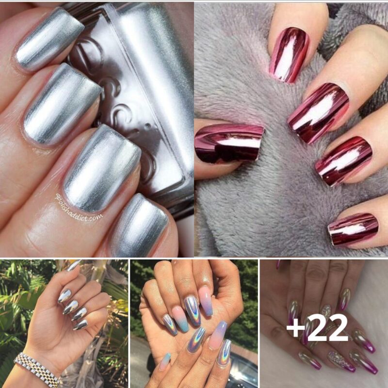 Top 20 Chrome Nail Designs That Are All Over Instagram Feed