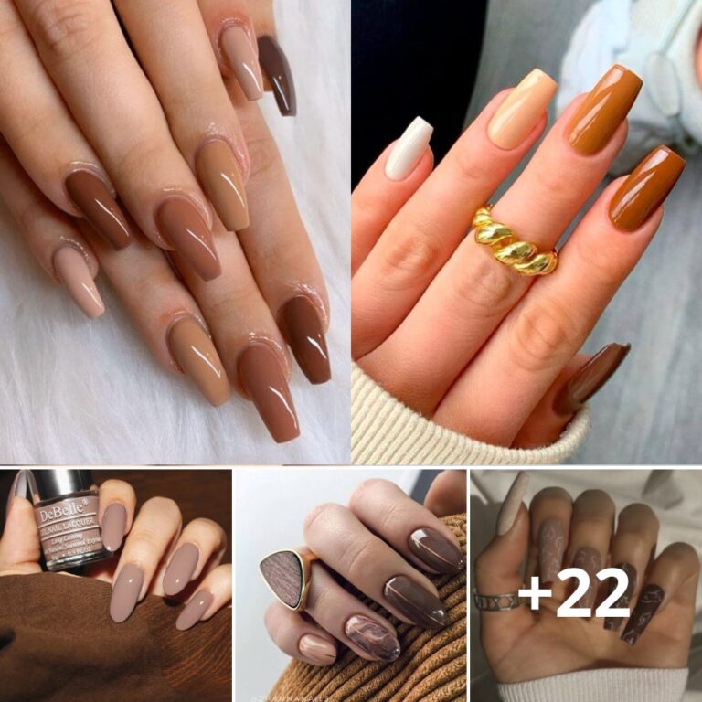 15 Fancy Brown Nail Designs You Need To See