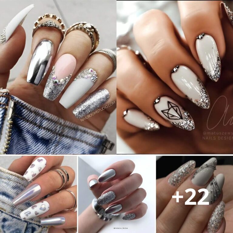 Chic Silver Nail Ideas To Vamp Up Your Feminity Power