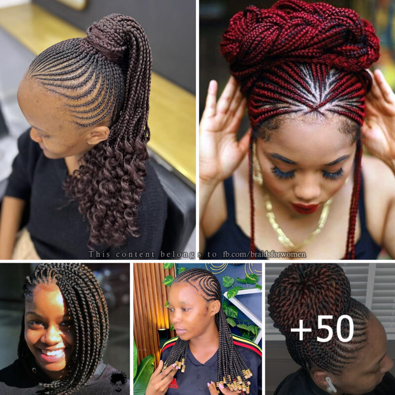 Cornrows Braids | 50 Killer Braided Hairstyles for Black Women
