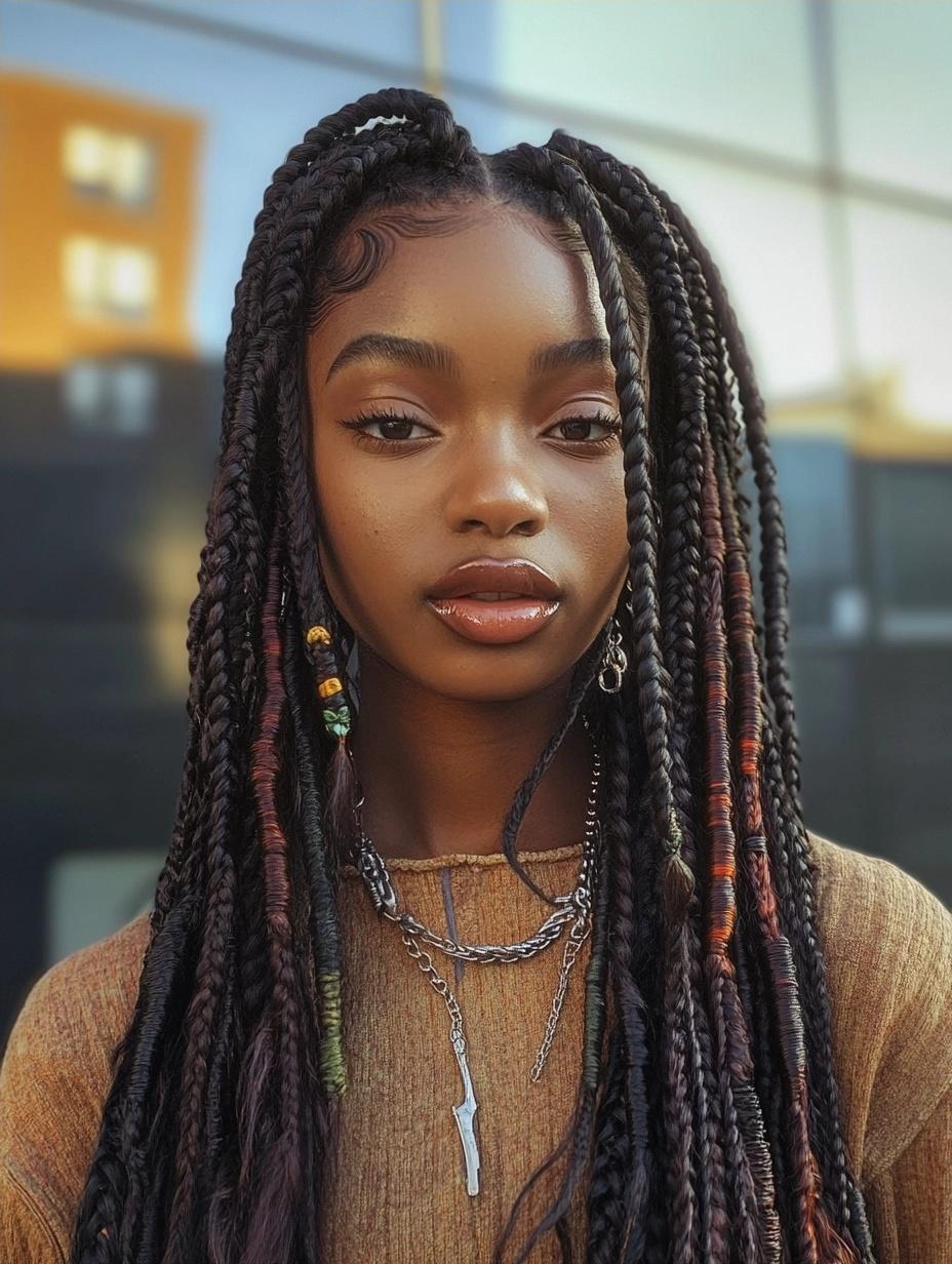 Long Box Braids: Stylish and Protective Hairstyle Ideas for Every Occasion