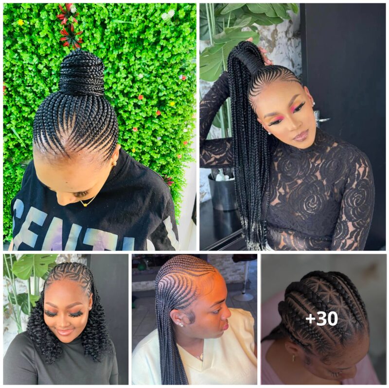 30 PHOTOS: Premium knotless braid patterns ‎