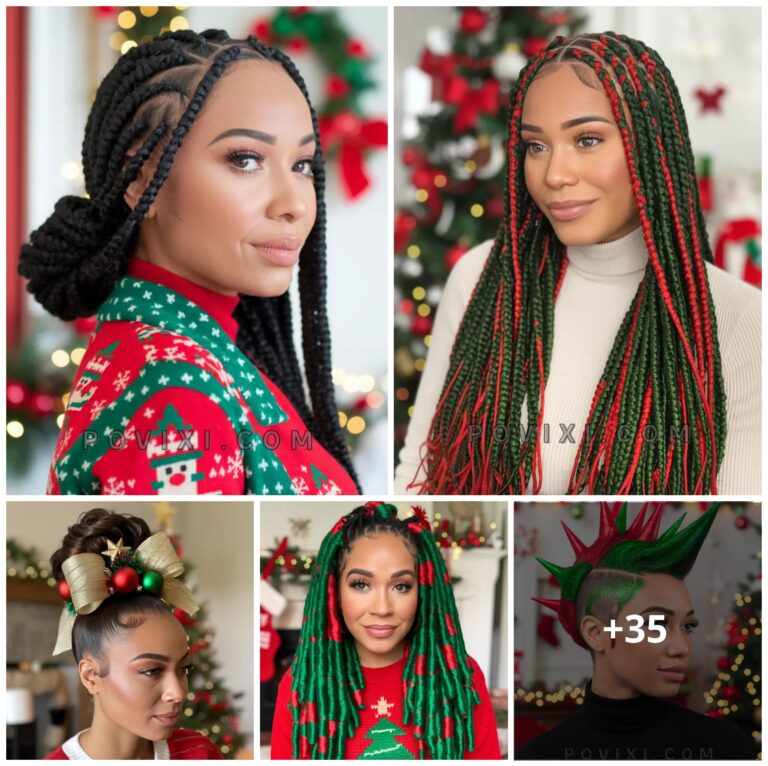 35 Christmas Hairstyles for Black Women 2024-2025: Festive Styles for Every Event Holiday Season