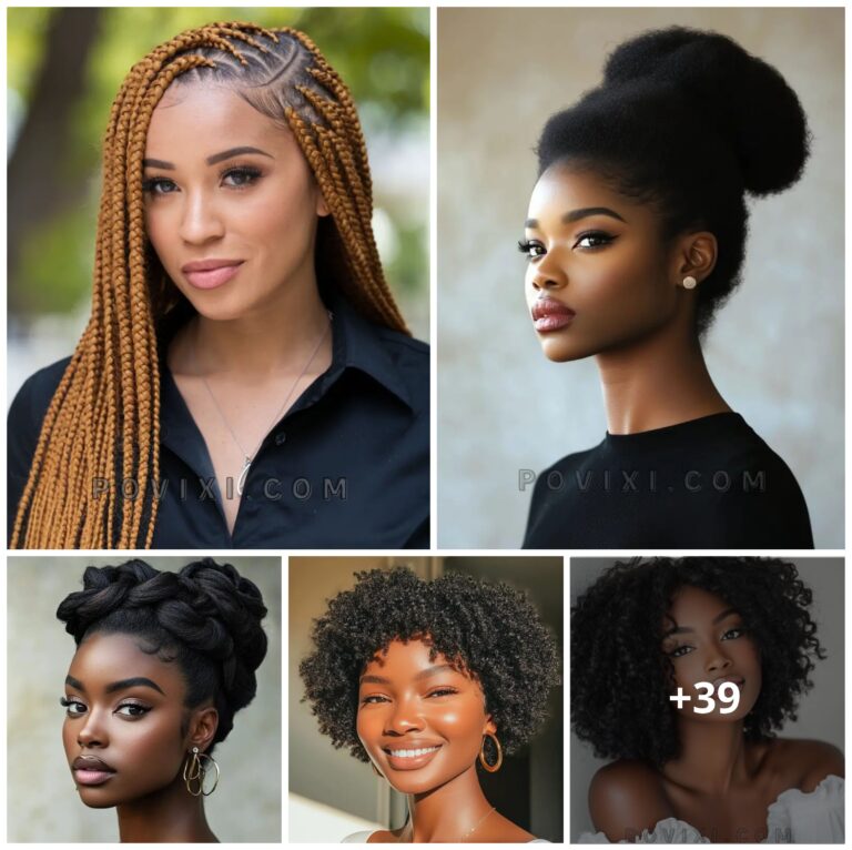 39 Easy Natural Hairstyles 2024: 4c Short, Medium Length, Braids, Twists, Curls, Bun, Afro and More