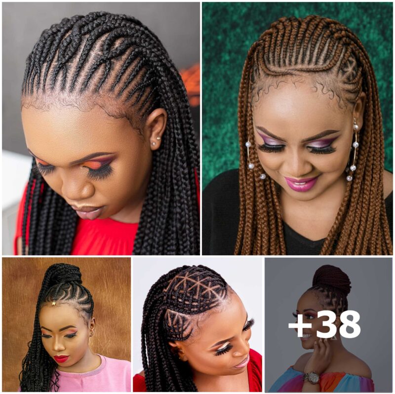 38 PHOTOS: Simple & Classy Cornrow Styles