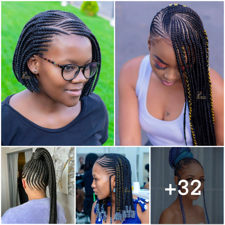 32 PHOTOS: Premium Cornrow Hairstyles For Women ‎