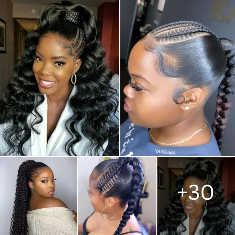 50 PHOTOS: Ponytail braids hairstyles