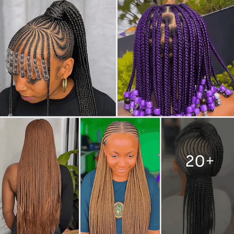 20 PHOTOS: Braided Hairstyle ideas for ladies ‎