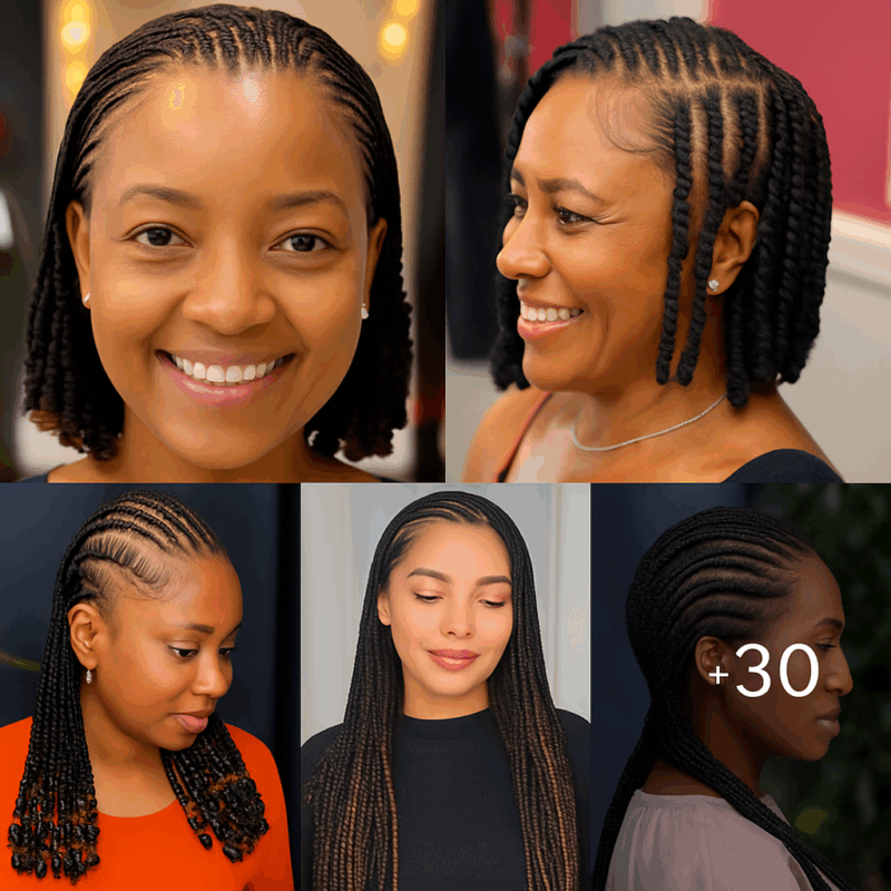 30 PHOTOS: Cornrow Ideas + New hairstyle for women ‎