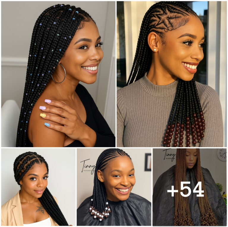 54 PHOTOS: Luxury knotless braid hair style