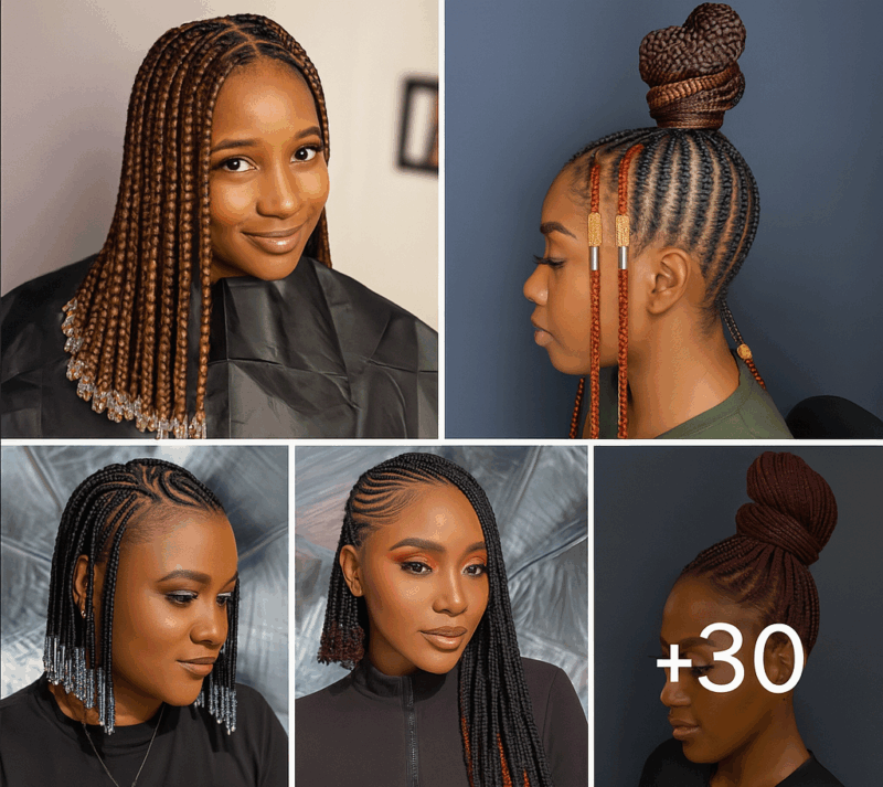 30 PHOTOS: Perfect African braided hairstyles for ladies ‎