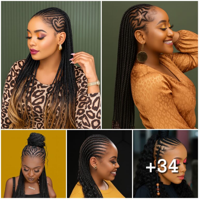 34 PHOTOS: Luxury Accessories for Knotless Braids – Holiday Season Hairstyles with Braids ‎ ‎