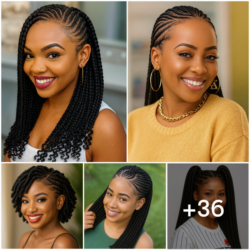 36 PHOTOS: Simple cornrow braid ideas